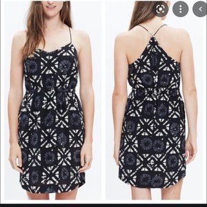 Madewell Starview Silk Batik Cami dress